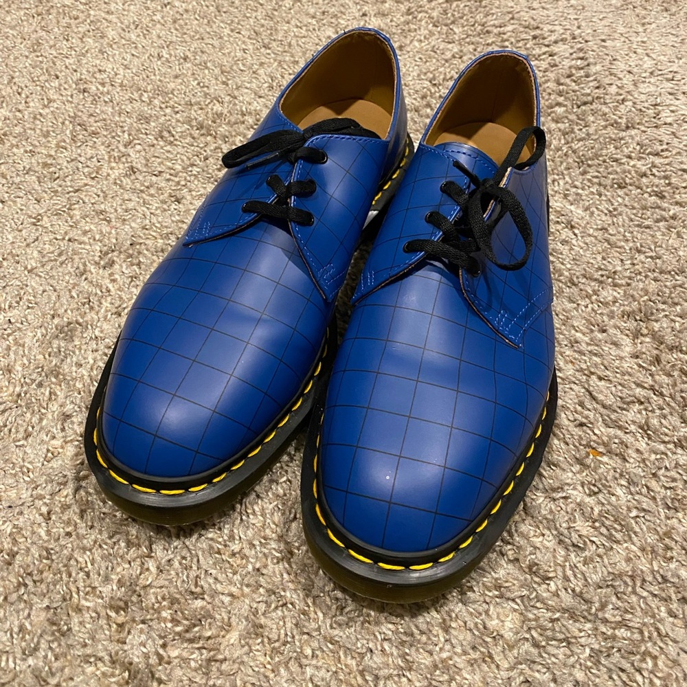 Dr. Martens x Undercover- Blue Checkered